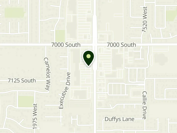 Map of the streets around U.S. Bank, West Jordan Branch, at 7080 S Redwood Rd, West Jordan, UT 84084