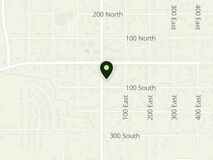 Map of the streets around Utah Independent Bank, Salina Branch, at 55 S State St, Salina, UT 84654