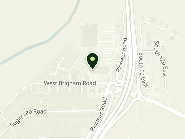 Map of the streets around Wells Fargo, Bloomington, at 144 W Brigham Rd, St. George, UT 84790