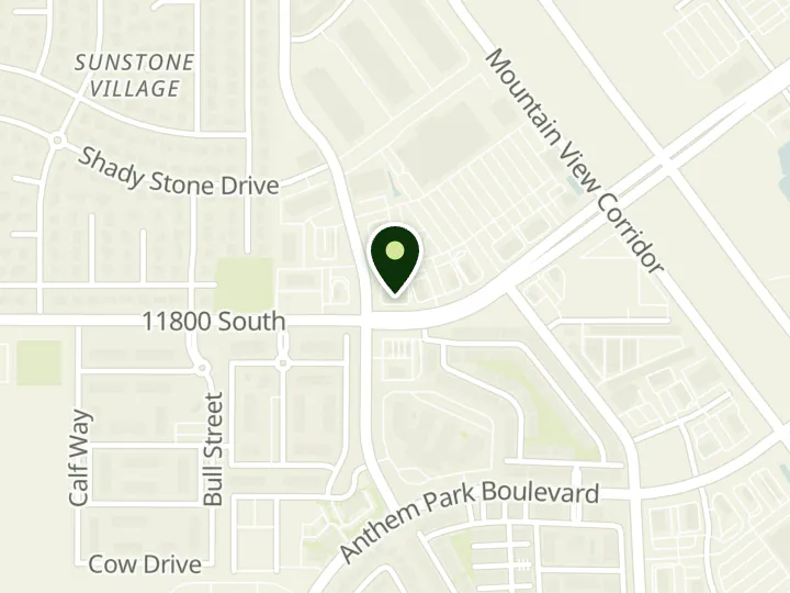 Map of the streets around Wells Fargo, Daybreak, at 5474 W Daybreak Pkwy, South Jordan, UT 84009