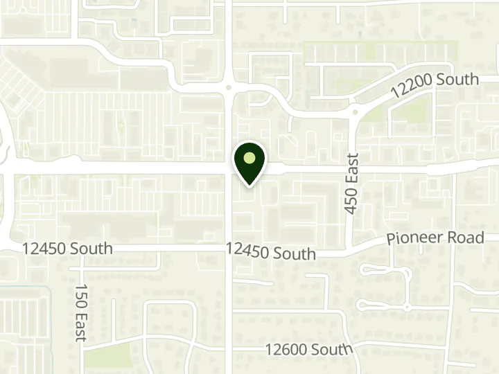 Map of the streets around Wells Fargo, Draper, at 322 E 12300 S, Draper, UT 84020
