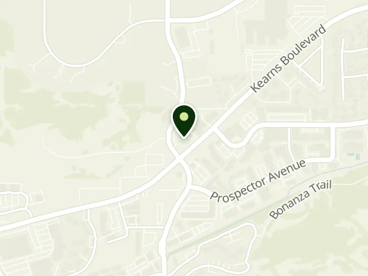 Map of the streets around Wells Fargo, Park City, at 1400 Kearns Blvd, Park City, UT 84060