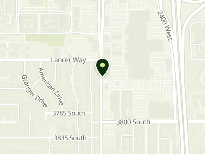 Map of the streets around Wells Fargo, Valley Fair, at 3691 S 2700 W, West Valley City, UT 84119