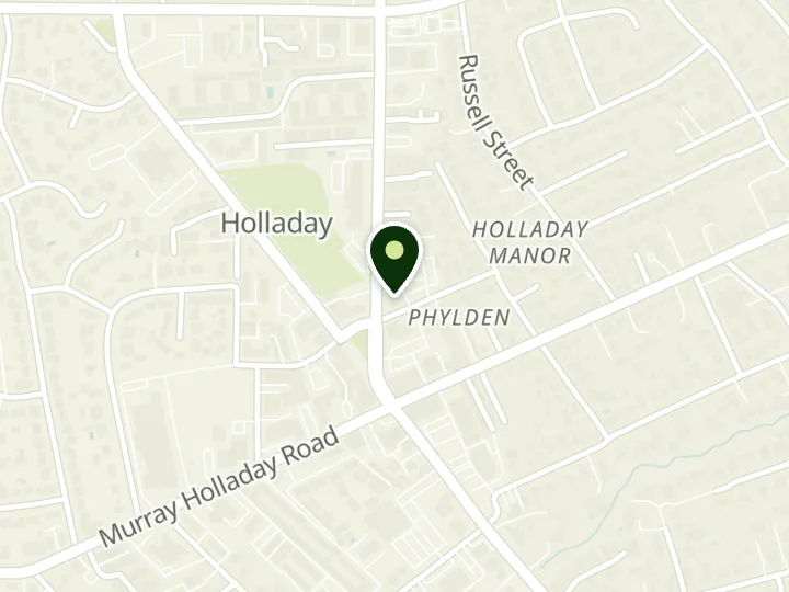 Map of the streets around Zions Bank, Holladay, at 4641 S 2300 E, Holladay, UT 84117