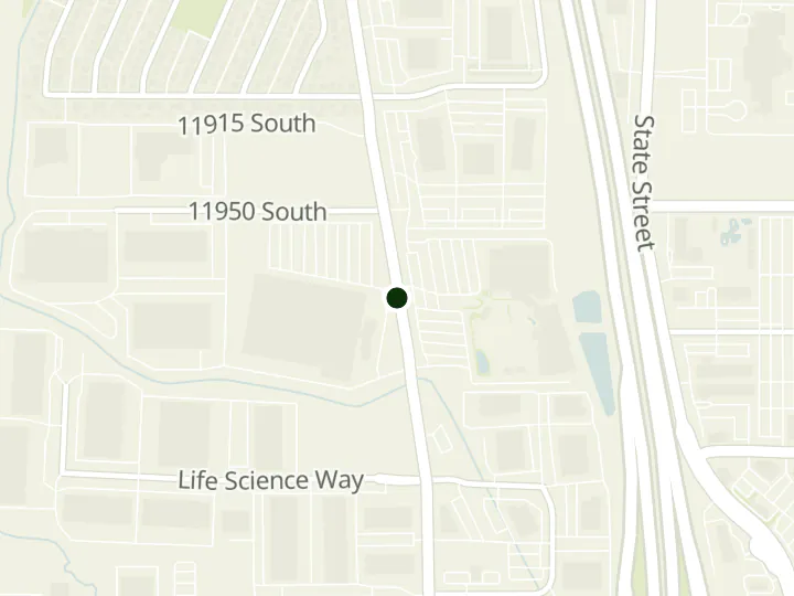 Map of BCU's 1 branch in Utah