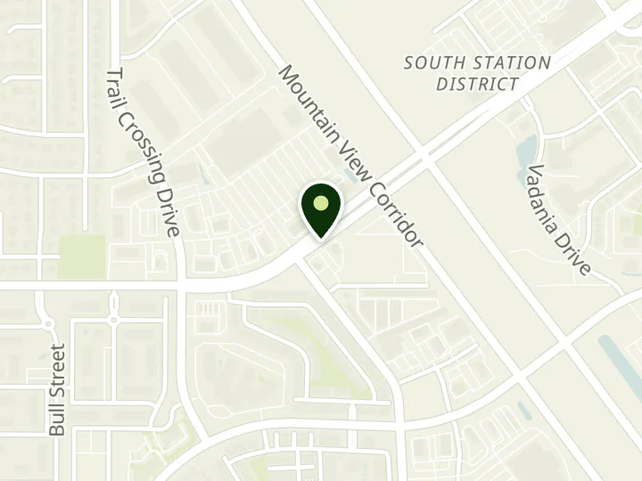 Map of the streets around Canyon View Credit Union, Daybreak Parkway Branch, at 5377 W Daybreak Parkway, South Jordan, UT 84009