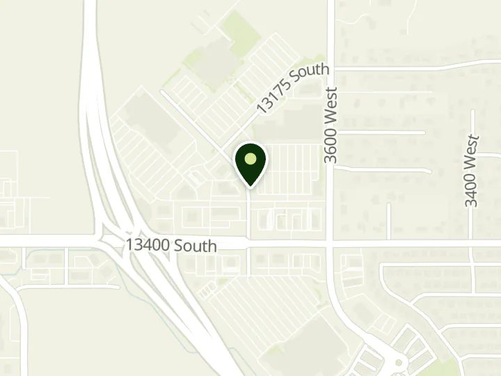 Map of the streets around Canyon View Credit Union, Riverton, at 13347 S Market Center Dr, Riverton, UT 84065