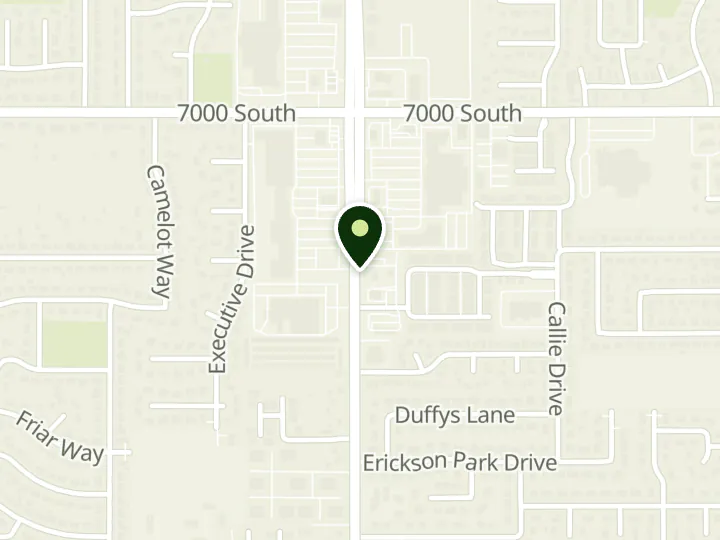 Map of the streets around Canyon View Credit Union, West Jordan, at 7121 S Redwood Rd, West Jordan, UT 84084