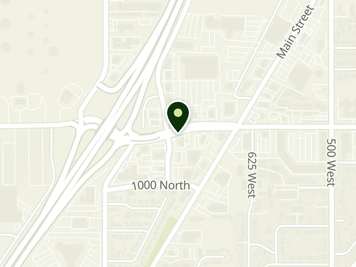 Map of the streets around Cyprus Credit Union, North Salt Lake, at 450 E 1100 N, North Salt Lake, UT 84054