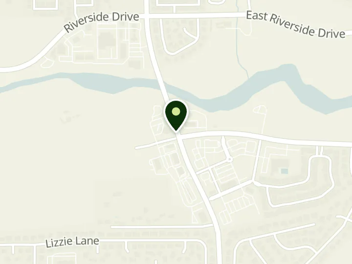 Map of the streets around Cyprus Credit Union, River Crossing, at 1450 S River Rd, St. George, UT 84790