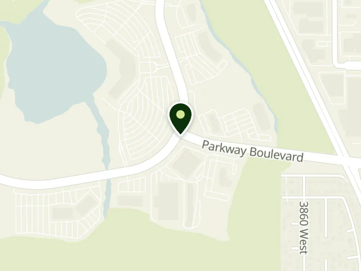 Map of the streets around Deseret First Credit Union, West Valley City, at 3999 W Parkway Blvd, West Valley City, UT 84120