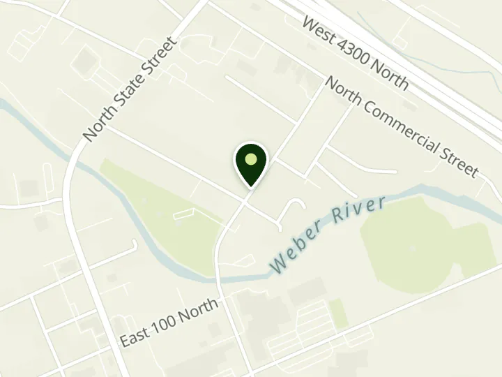 Map of the streets around Devil's Slide Federal Credit Union, Morgan branch, at 243 E 125 N, Morgan, UT 84050