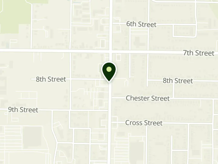 Map of the streets around Goldenwest Credit Union, 8th Street Ogden Branch, at 805 Washington Blvd, Ogden, UT 84404