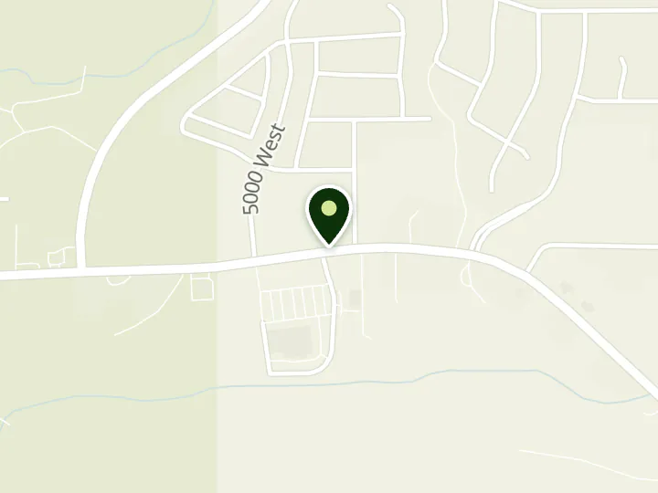 Map of the streets around Goldenwest Credit Union, Mountain Green Branch, at 4950 W Old Highway Rd, Mountain Green, UT 84050
