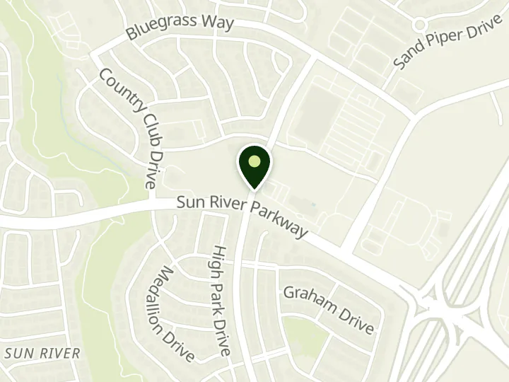 Map of the streets around Goldenwest Credit Union, SunRiver Branch, at 4521 S Arrowhead Canyon Dr, St. George, UT 84790