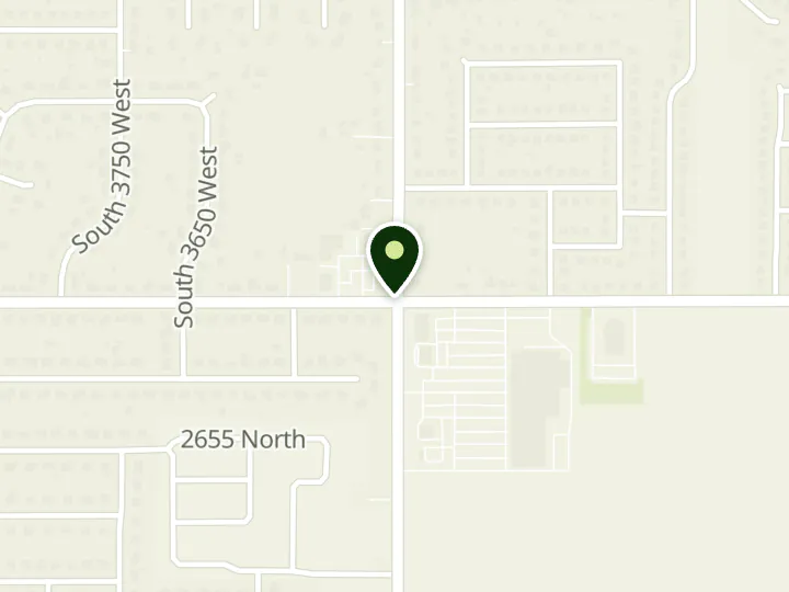Map of the streets around Goldenwest Credit Union, Weber State CU Div - Roy Br, at 5997 S 3500 W, Roy, UT 84067