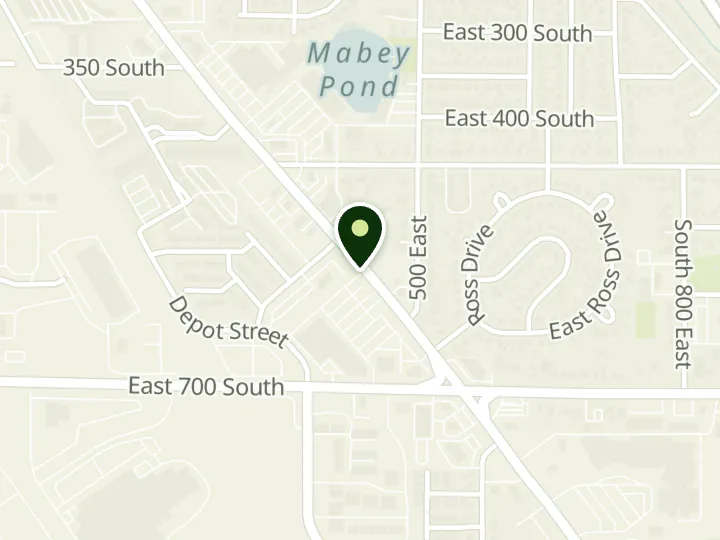 Map of the streets around Granite Credit Union, Clearfield - Rancho Markets Office, at 580 S State St, Clearfield, UT 84015