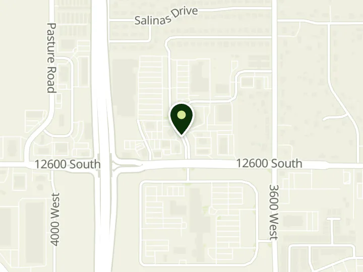 Map of the streets around Granite Credit Union, Riverton Office, at 12538 S Creek Meadow Rd, Riverton, UT 84065