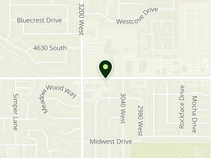 Map of the streets around Granite Credit Union, Taylorsville Office, at 3109 W 4700 S, West Valley City, UT 84129