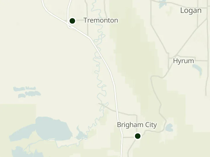 Map of Members First Credit Union's 3 branches in Utah