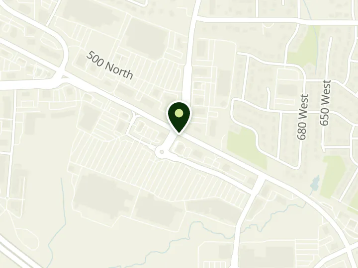 Map of the streets around Mountain America Credit Union, American Fork: State Street, at 893 W State Rd, American Fork, UT 84003