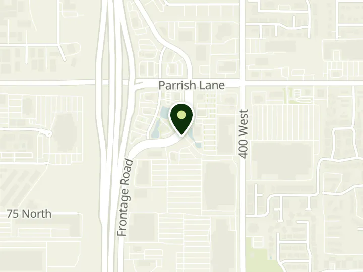 Map of the streets around Mountain America Credit Union, Centerville: Marketplace Drive, at 298 N Market Place Dr, Centerville, UT 84014