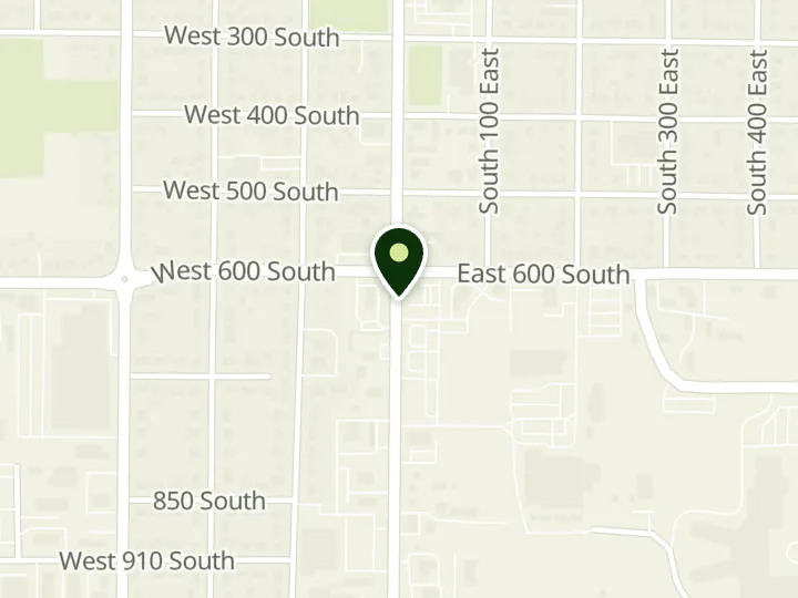 Map of the streets around Mountain America Credit Union, Heber: Main Street, at 635 S Main St, Heber City, UT 84032