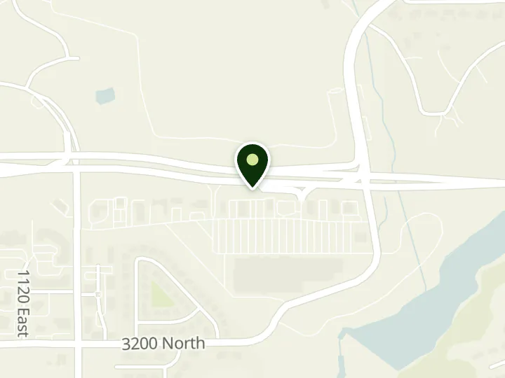 Map of the streets around Mountain America Credit Union, Lehi: Timpanogos Highway, at 1704 E Sr 92, Lehi, UT 84043