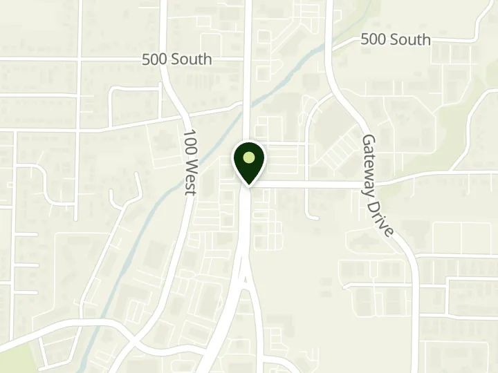 Map of the streets around Mountain America Credit Union, Logan: Main Street, at 706 S Main St, Logan, UT 84321