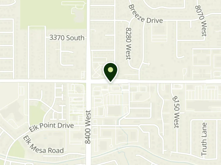 Map of the streets around Mountain America Credit Union, Magna: 3500 South, at 8349 W 3500 S, Magna, UT 84044
