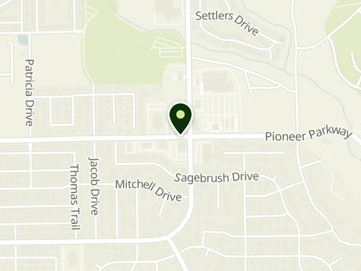 Map of the streets around Mountain America Credit Union, Santa Clara: Pioneer Parkway, at 3582 Pioneer Pkwy, Santa Clara, UT 84765