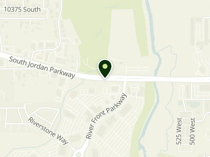 Map of the streets around Mountain America Credit Union, South Jordan: 753 West South Jordan Parkway, at 753 W South Jordan Pkwy, South Jordan, UT 84095