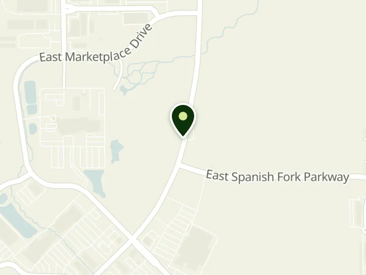 Map of the streets around Mountain America Credit Union, Spanish Fork: Canyon Creek Parkway, at 1308 N Canyon Creek Pkwy, Spanish Fork, UT 84660