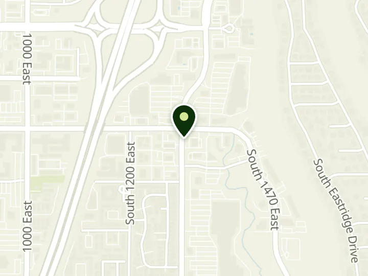 Map of the streets around Mountain America Credit Union, St. George: River Road, at 123 S River Rd, St. George, UT 84790