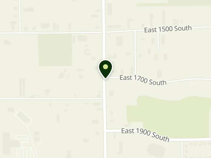 Map of the streets around Mountain America Credit Union, Vernal: 801 West Highway 40, at 801 W Highway 40, Vernal, UT 84078