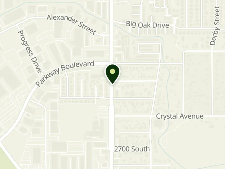 Map of the streets around Mountain America Credit Union, West Valley: Redwood Road, at 2531 S Redwood Rd, West Valley City, UT 84119