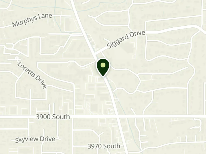 Map of the streets around National JACL Credit Union, Millcreek branch, at 3776 S Highland Dr, Millcreek, UT 84106