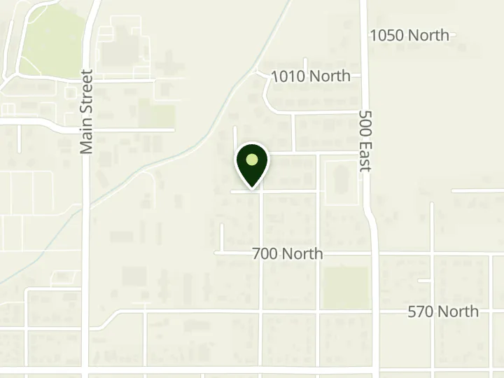 Map of the streets around SEA Credit Union, Richfield branch, at 275 E 800 N, Richfield, UT 84701
