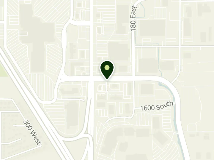 Map of the streets around Utah Community Credit Union, Provo East Bay Branch, at 1501 S 40 E, Provo, UT 84606