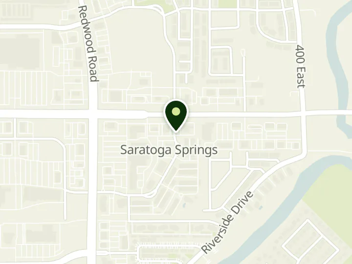 Map of the streets around Utah Community Credit Union, Saratoga Springs, at 1364 N Commerce Dr, Saratoga Springs, UT 84045
