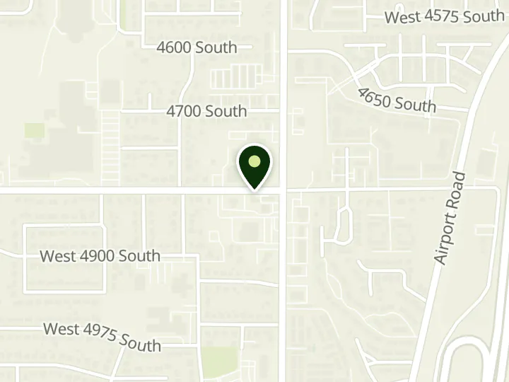 Map of the streets around Wasatch Peaks Credit Union, Roy Branch, at 1935 W 4800 S, Roy, UT 84067